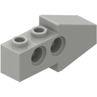 Lego kostka (kostička) sklon, špice krátká, světle šedá (4107065)